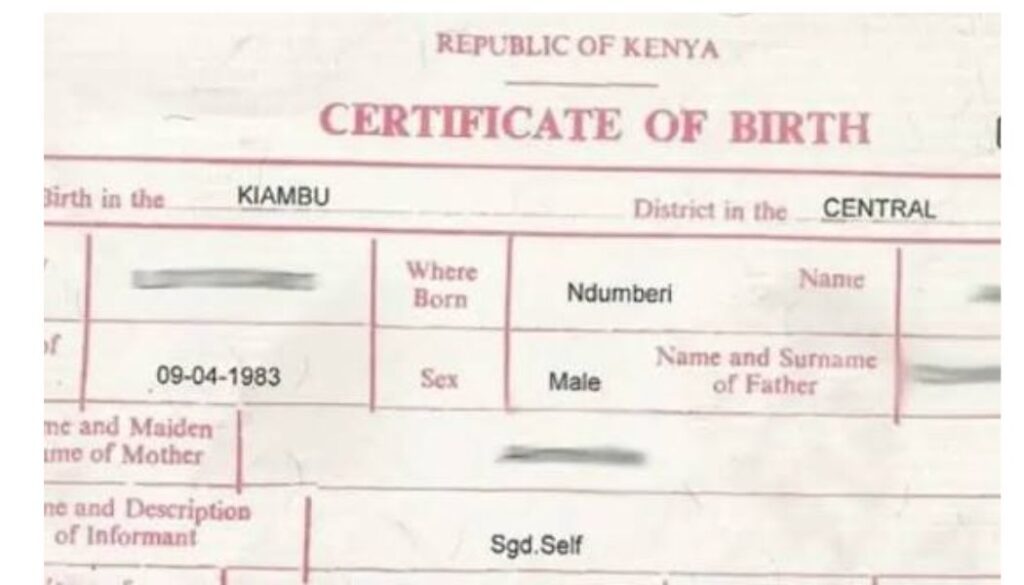 Government to scrap Ksh200 fee for birth certificates as part of eRegistration