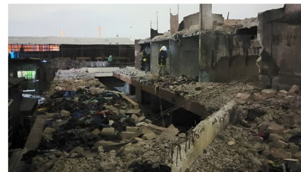Two people dead after building collapses in Gikomba Market