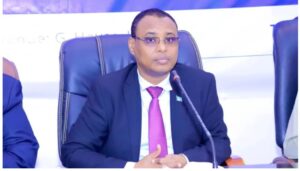 Somalia Deputy PM Jibril Abdirashid Haji after deportation from Kenya