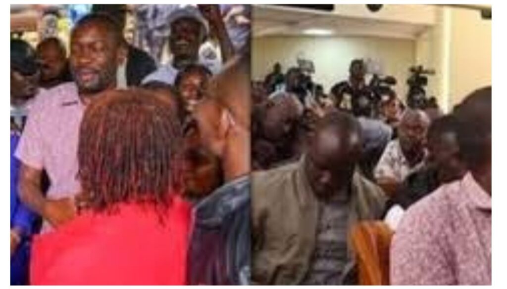Standoff as Sifuna and Babu Owino briefly denied entry at AIPCA Church Thika