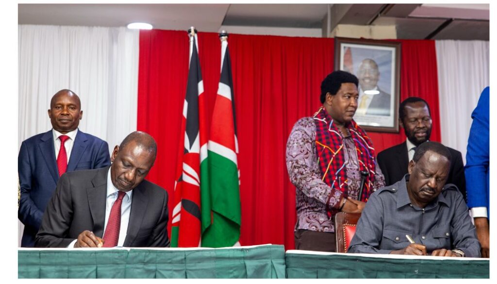 Ruto has explained that he differed with the late opposition leader Raila Odinga on the appointment of the Treasury Cabinet Secretary