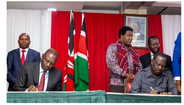 Ruto has explained that he differed with the late opposition leader Raila Odinga on the appointment of the Treasury Cabinet Secretary
