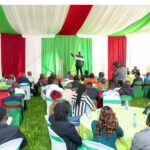 Former Deputy President Rigathi Gachagua has officially begun his 45-day consultation forum at his Wamunyoro home.