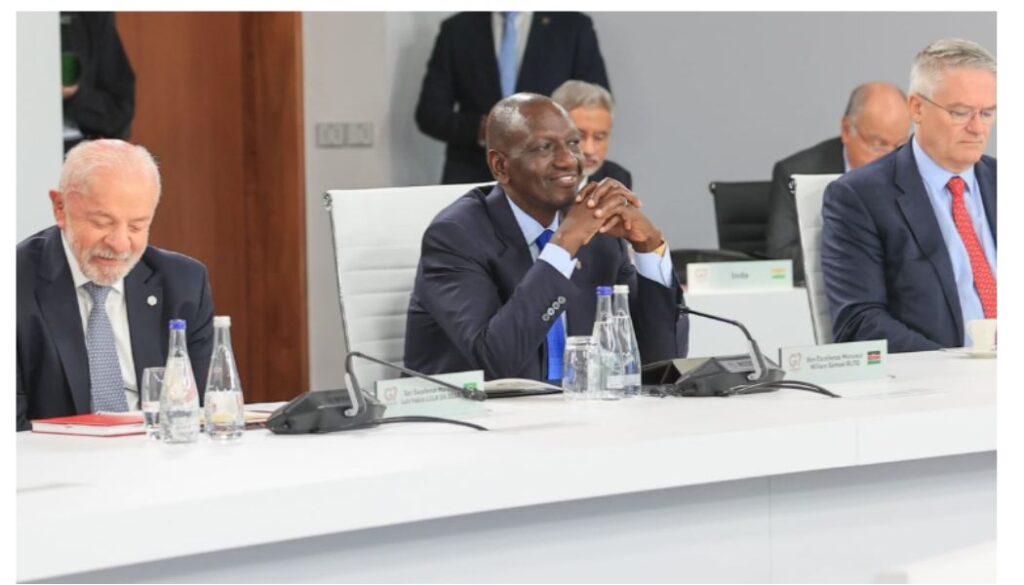 Ruto's message to G7 leaders during the Summit in France